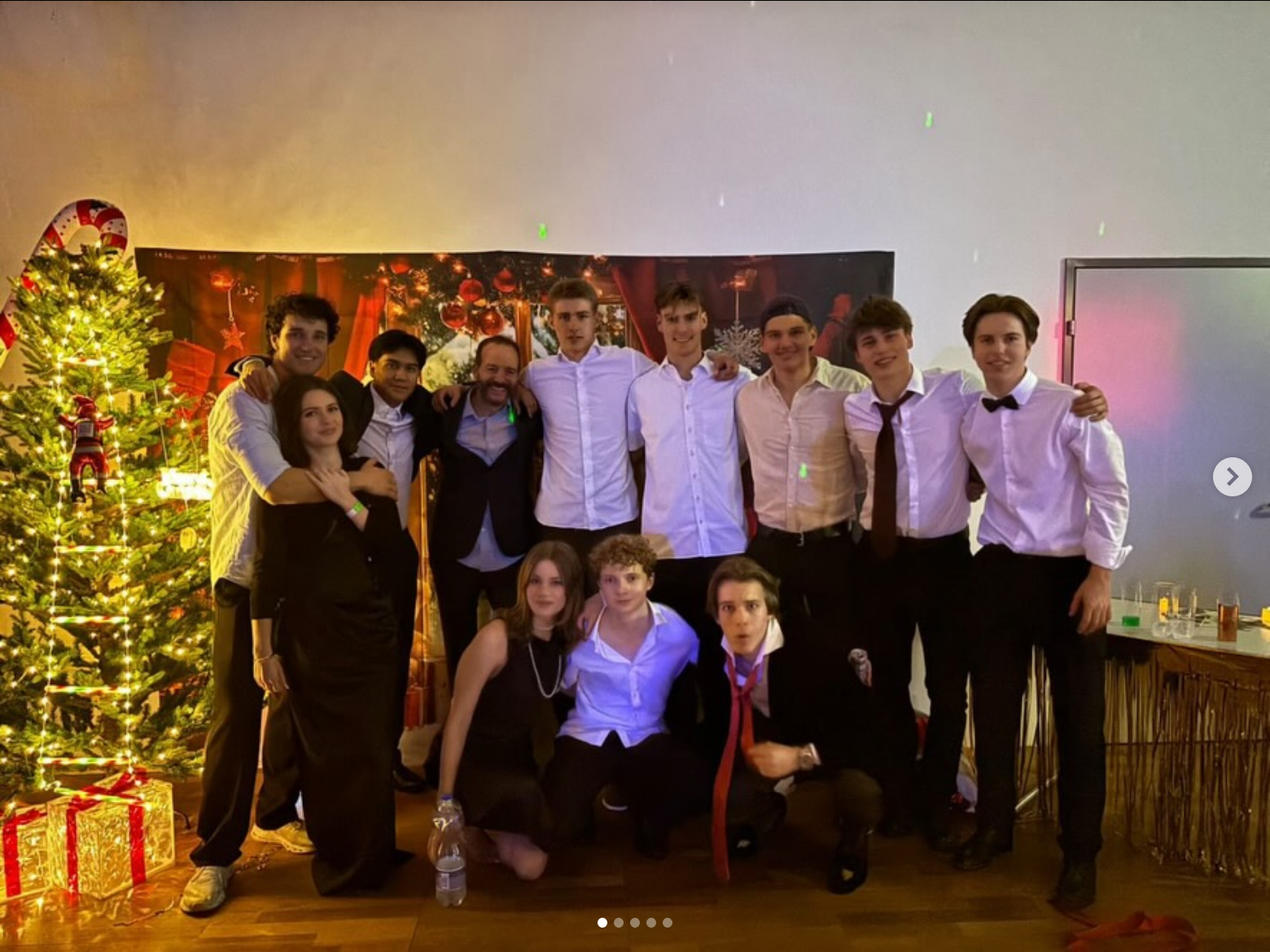 TurnItUp team at Christmas event